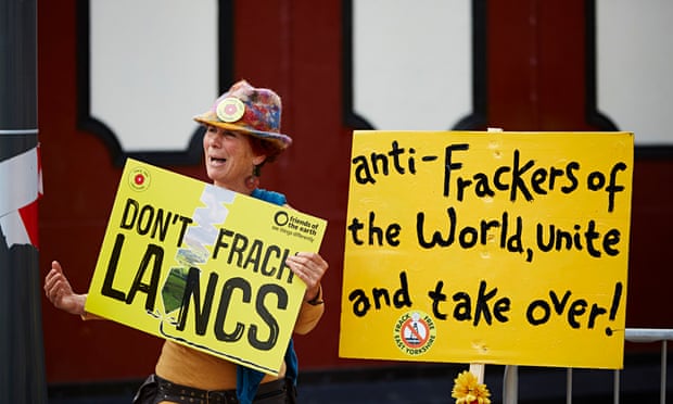 Anti-fracking campaigners