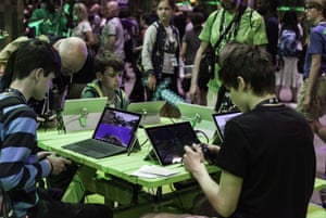Tens of thousands of players fill London’s Excel to experience Minecon, a celebration of the video game Minecraft
