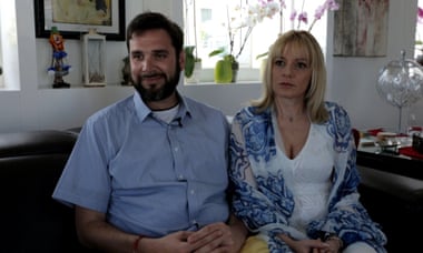 Chris Catrambone and his wife, Regina, who run Moas.