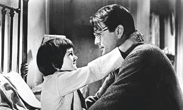 Mary Badham and Gregory Peck in To Kill A Mockingbird
