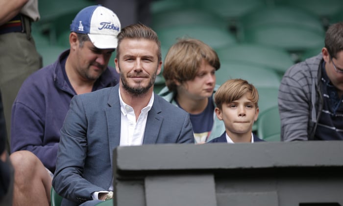 Wonder if it's David Beckham and his son Romeo