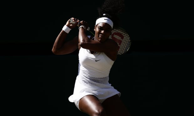 Not too many problems for Serena Williams as she wins in straight sets.