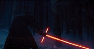 Seeing red … The controversial new lightsaber