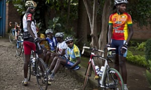 Cyclists from Team Rwanda, who will join forces with riders in Eritrea and Ethiopia to form Team Africa Rising.