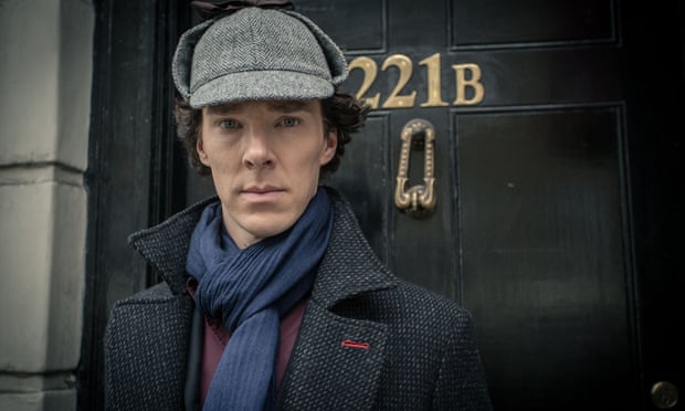 Benedict Cumberbatch as Sherlock Holmes in the BBC adaptation of Conan Doyle's classic stories.