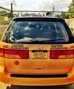 NYC Taxi used as Airbnb accommodation