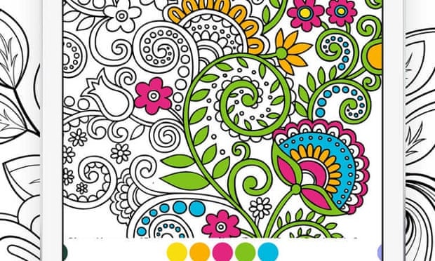 Recolor is a colouring app for adults.