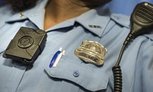 Body cameras, such as this model worn by a Washington DC police officer are due to become more widespread as a result of a $20m pilot program to help equip law enforcement agencies across the country.