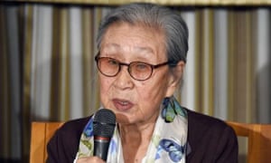 Former South Korean ‘comfort woman’ Kim Bok-dong, who asked the Japanese prime minister for an official apology and reparation