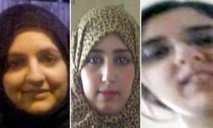 Zohra Dawood, Khadiga Bibi Dawood and Sugra Dawood, who are believed to have entered Syria with their nine children.