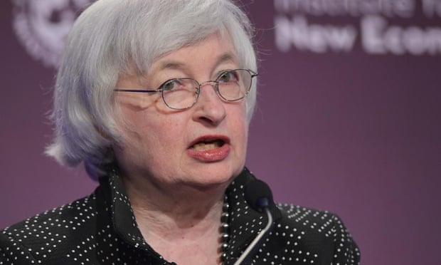 Janet Yellen speaks at the IMF.