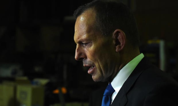 Tony Abbott in Canberra 