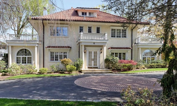 The home where F Scott Fitzgerald lived in Great Neck Estates on Long Island