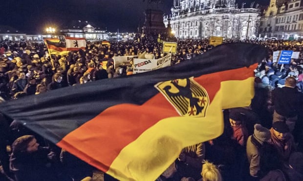 A group called Patriotic Europeans Against the Islamisation of the the West organised the demonstration on Monday