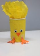 Chick from a cup
