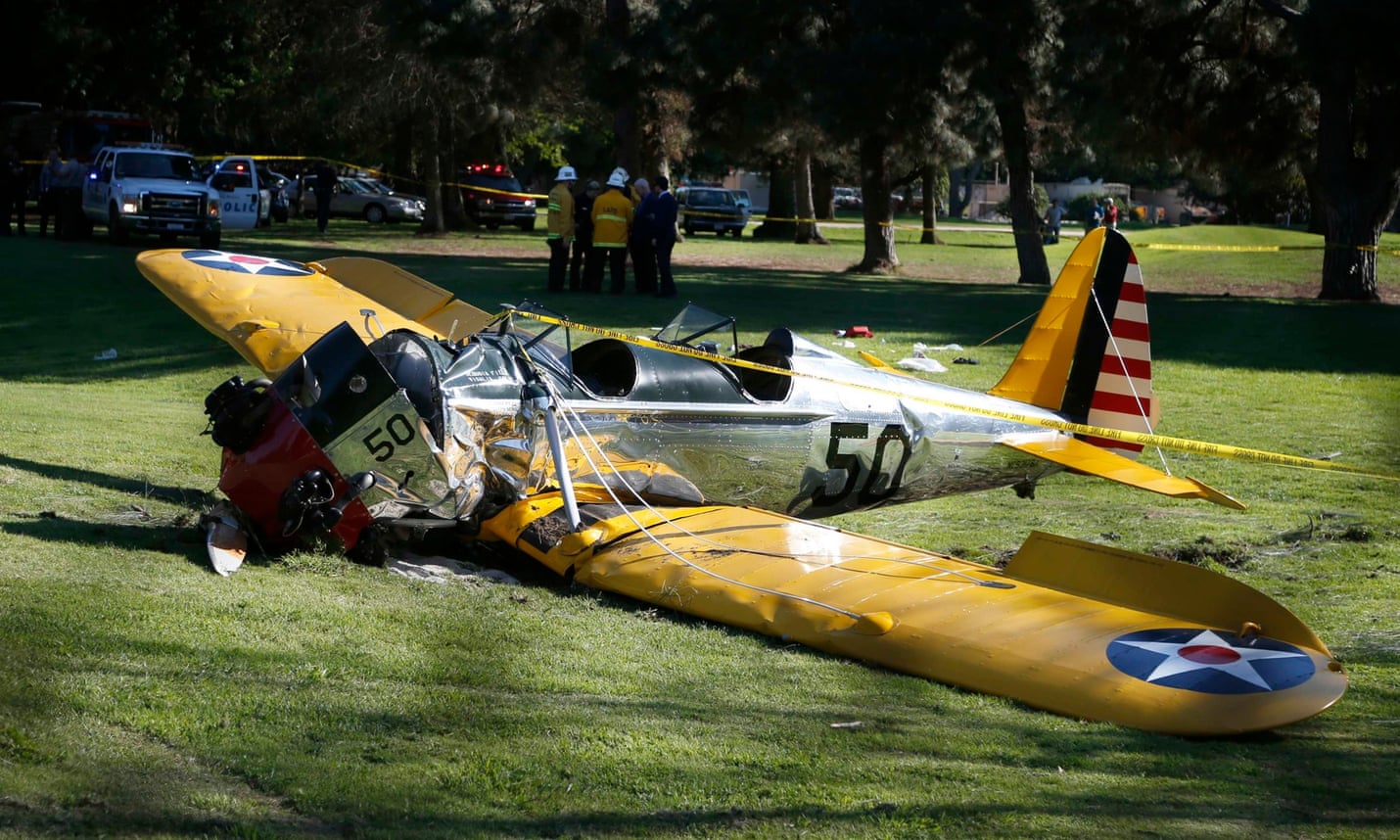 Harrison Ford plane crashed