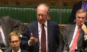 Sir Malcolm Rifkind in the House of Commons.