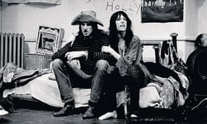 Patti Smith and Sam Shepard in their play, Cowboy Mouth, in New York in 1971. 