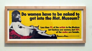 The Guerrilla Girls call themselves the 'conscience of the art world'.