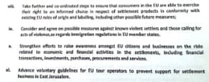 Some of the recommendations in the EU report