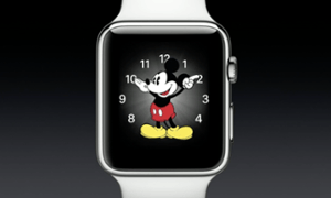 Apple Watch, featuring Mickey Mouse