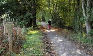 The Cuckoo Trail in the Wealden countryside, East Sussex.