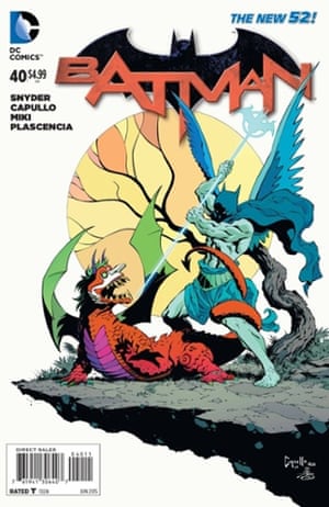 DC Comics' Batman #40 cover, by Danny Miki and Greg Capullo.