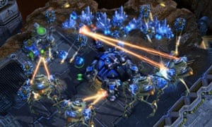 screenshot from the StarCraft II video game