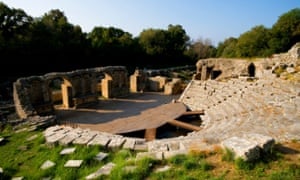 Greek amphitheatre in Butrint national park.