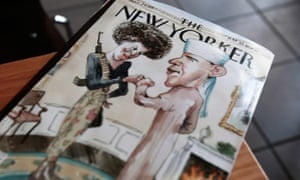 The cover of the July 21 2008 New Yorker magazine.