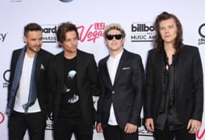 Liam Payne, Louis Tomlinson, Niall Horan and Harry Styles of One Direction arrive at the 2015 Billboard Music Awards