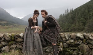 Scots miss… Caitriona Balfe and Sam Heughan in Outlander
