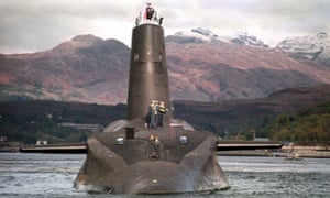 Royal Navy's Trident-class nuclear submarine Vanguard