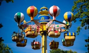 The balloons in Bakken amusement park