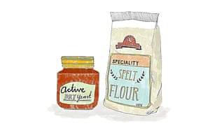 David Mitchell’s spelt bread illo