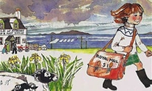 Mairi Hedderwick’s uncompromising Katie Morag has all her adventures in a skirt, or at the very least a kilt. But not trousers! Illustration: Mairi Hedderwick Mairi Hedderwick’s uncompromising Katie Morag has all her adventures in a skirt, or at the very least a kilt. But not trousers! Illustration: Mairi Hedderwick
