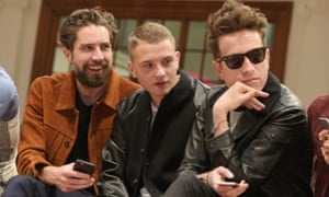 Jack Guinness, Rafferty Law and Nick Grimshaw at the Coach presentation, London Collections: Men, Spring/Summer 2016.