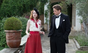 Emma Stone and Colin Firth in Magic in the Moonlight.