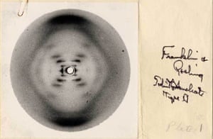 Photo 51 taken by Rosalind Franklin and R.G. Gosling