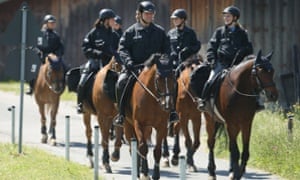 More than 17,000 police are charged with protecting the world leaders.