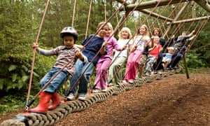The Superworm adventure trail at Bedgebury national pinetum, Kent