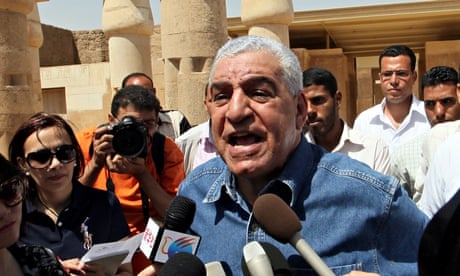 Zahi Hawass said: 'I was not in charge in 2013. This [theft] happened in April 2013 â€¦ There is nothing against me.' Photograph: Khaled Elfiqi/EPA