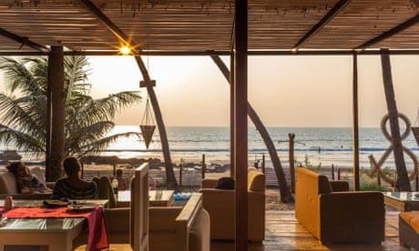 The Elevar, on Ashvem Beach, is a great place to watch the sun go down