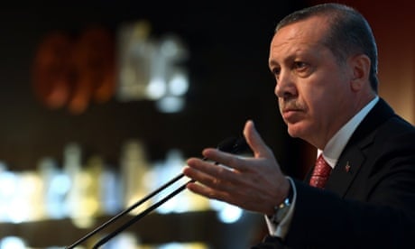 Turkish President Recep Tayyip Erdogan speaks during a ceremony in Kocaeli, Turkey. He has famously dismissed Twitter but has no succumbed to sending his first tweet
