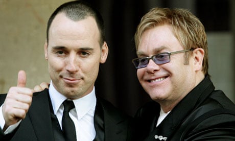 Pop star Elton John and partner David Furnish - Pop-star-Elton-John-and-p-007