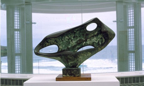Barbara Hepworth sculpture at Tate St Ives