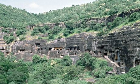 India. Maharashtra. Ajanta Caves.