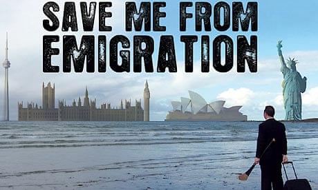 Save me from emigration billboard