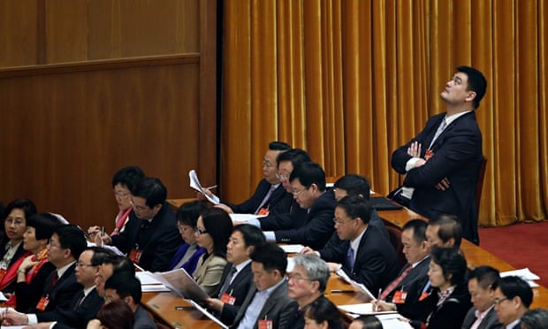 Yao Ming at CPPCC in Beijing, China