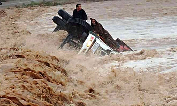 Drivers and truck stranded Morocco